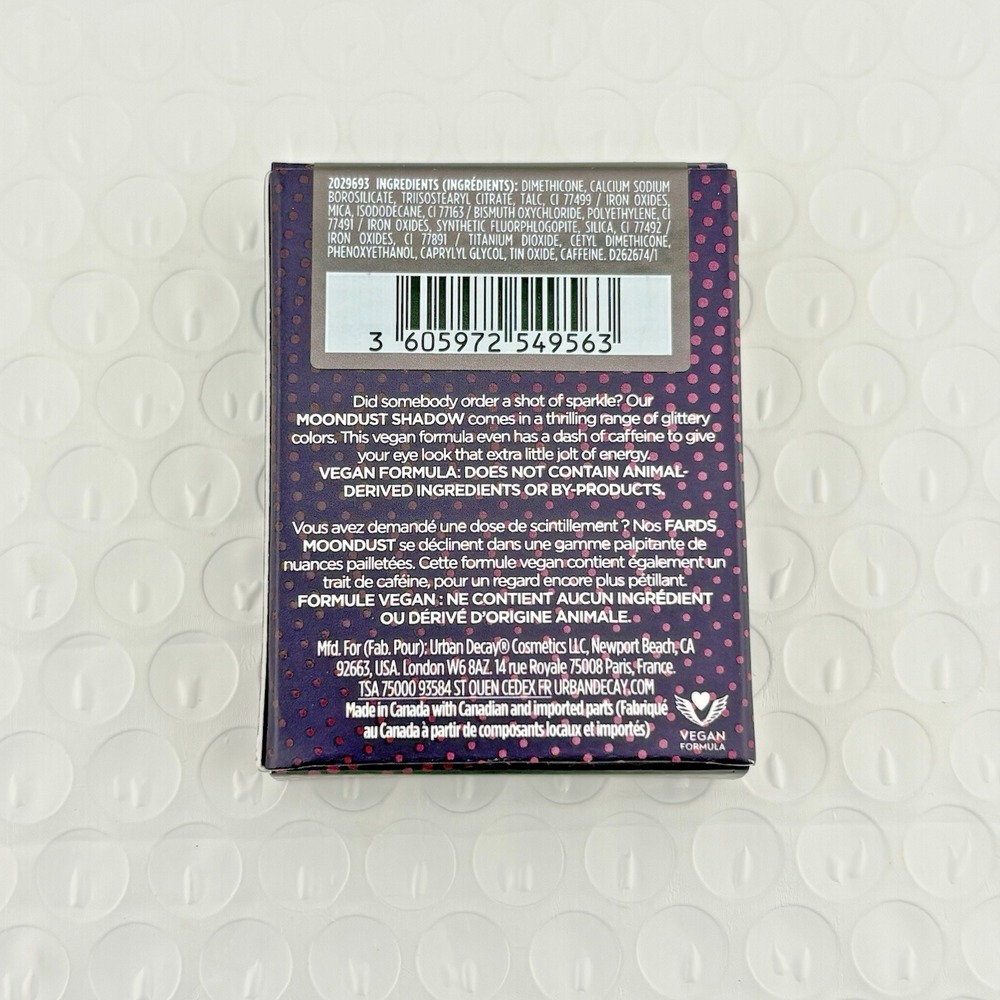 URBAN DECAY MOONDUST EYESHADOW FULL SIZE 0.06 OZ / 1.8 G - LITHIUM NIB